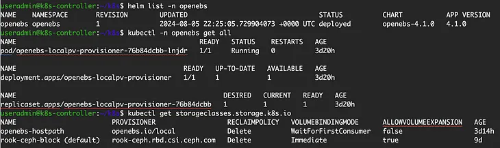 OpenEBS: LocalPV Hostpath