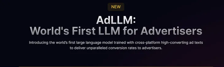 Big News: ChatGPT for Advertising is Live. Discover AdLLM Spark!