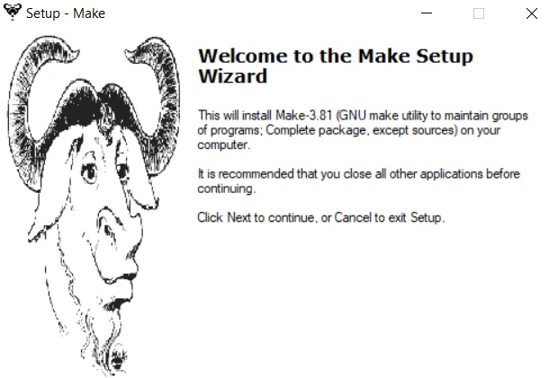 How to setup/install GNU make on Windows