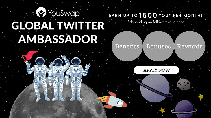 YouSwap Global Twitter Ambassador Programme