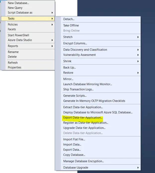 How to copy a SQL database