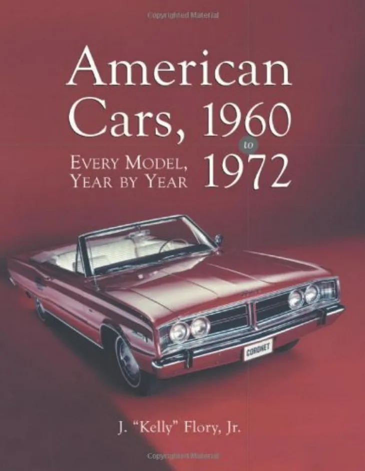 American Cars (1960–1972)Ever Model Year By Year