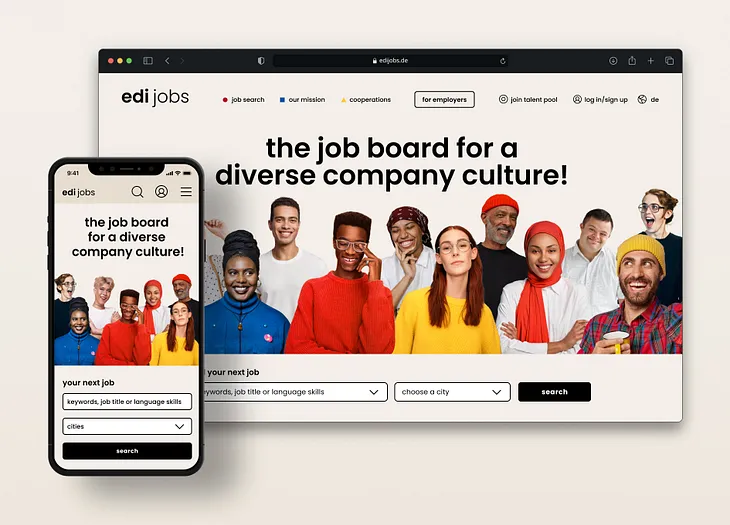 edijobs.de — a job board that promotes equity, diversity & inclusion at work!