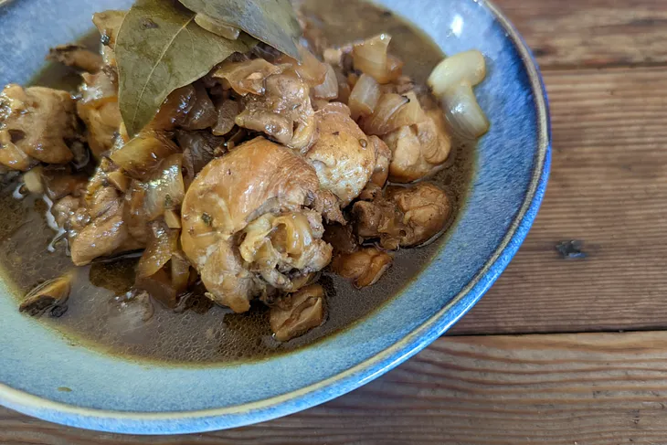 Chicken Adobo: Esteban de los Reyes Style