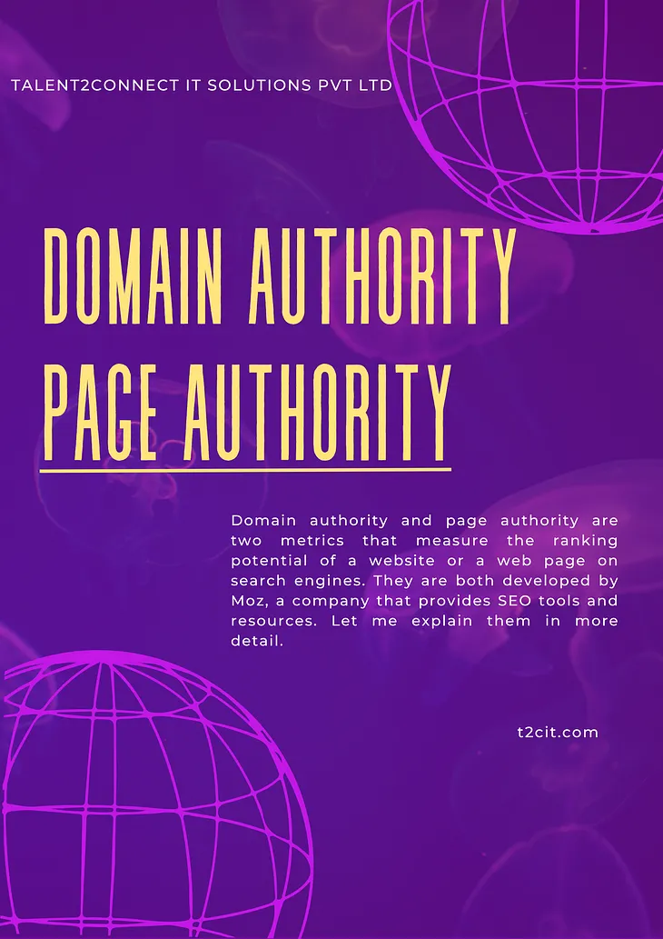 What is Domain Authority and Page Authority ?