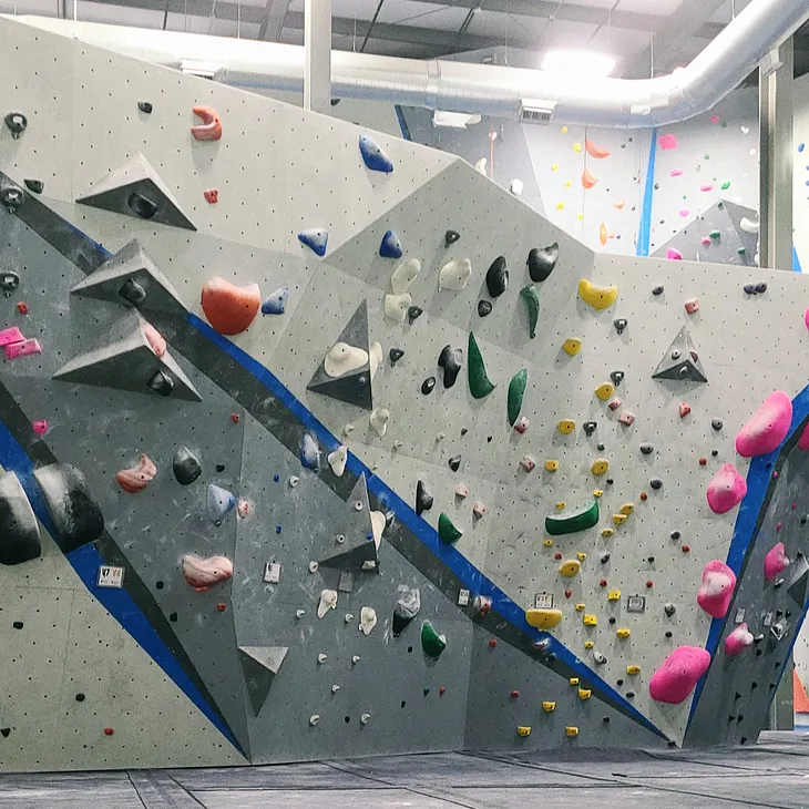 A beginner’s mindset at the climbing gym