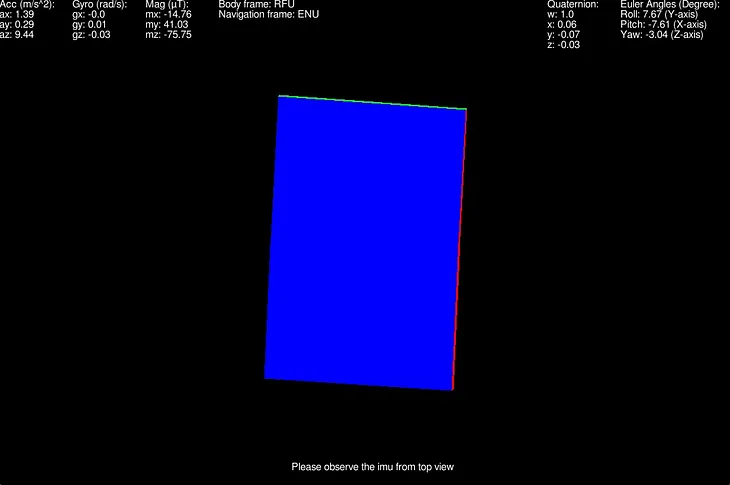 IMU Madgwick filter explanation