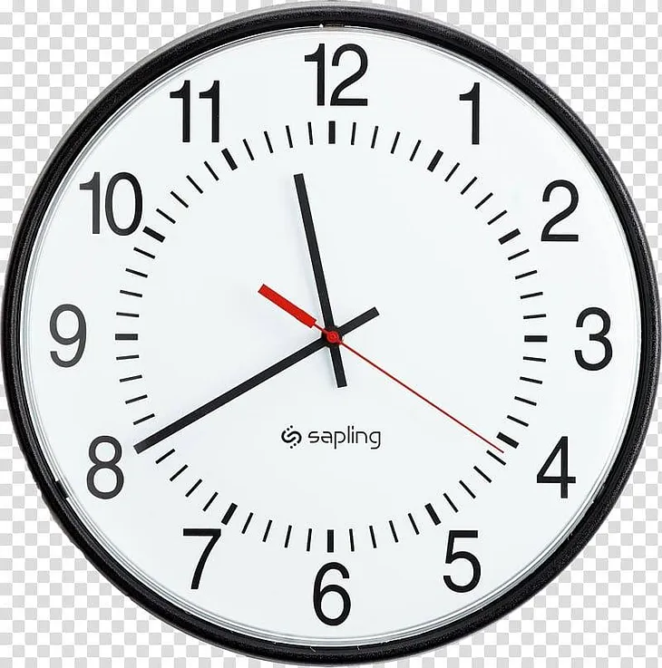 clock showing 11:40