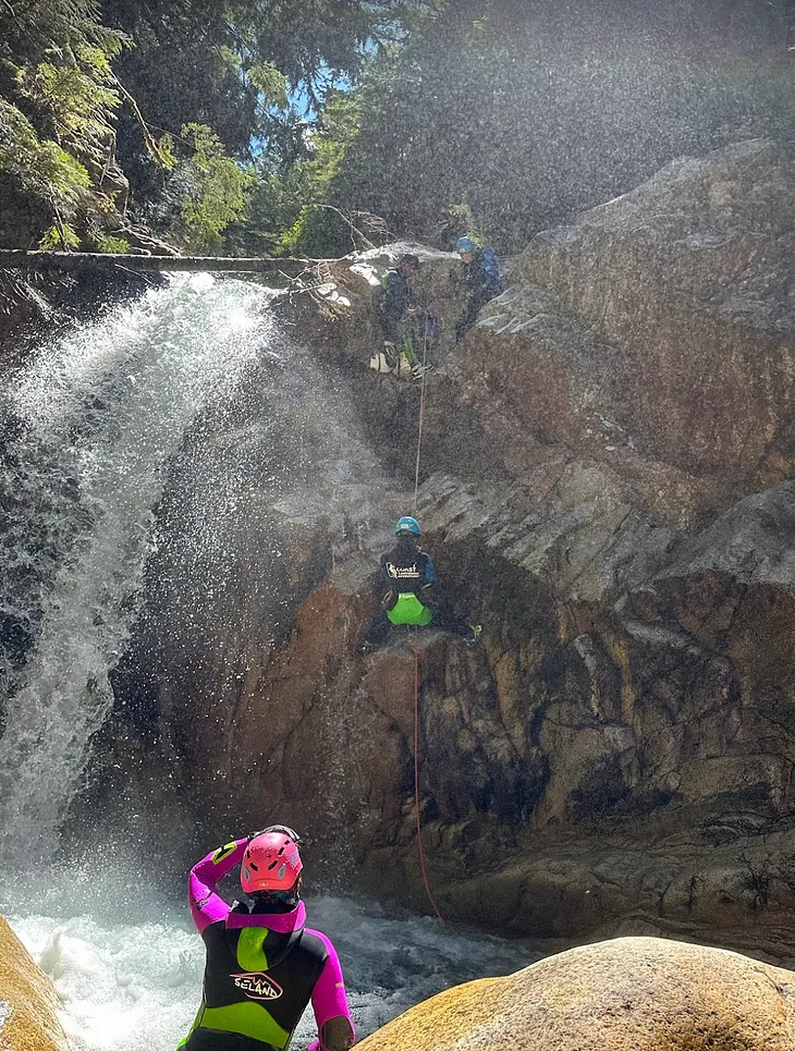 I Rappelled Down a Cliff to Play in the Waterfall: A Canyoning Adventure