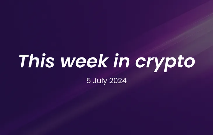 This Week in Crypto: Bitcoin’s Breakdown of Key Support Level