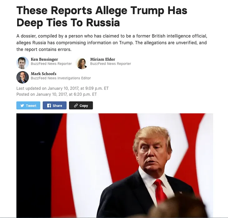 The Real Story Behind The So-Called ‘Steele Dossier’ and How It Is Fueling President Trump’s…