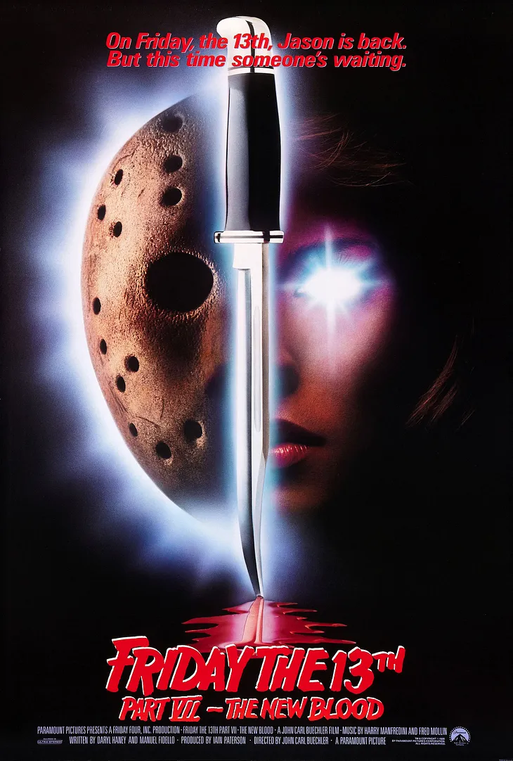 31 Days of Horror: Friday the 13th Part VII: The New Blood (1988)