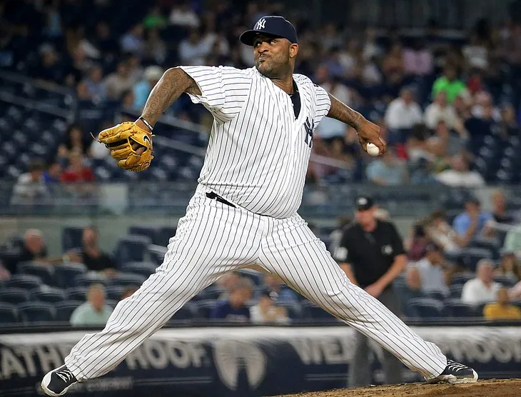 CC Sabathia pitching