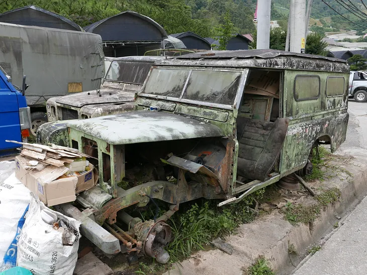 Land Rover in the Cameron Highlands, Malaysia