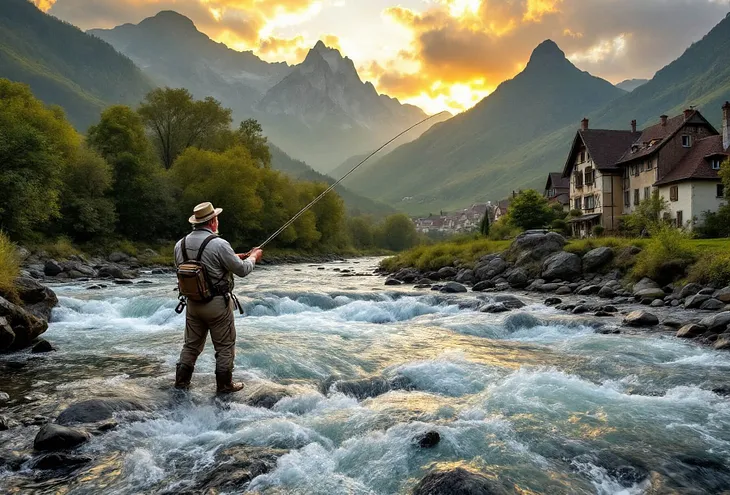 Fishing on Irati River as Hemingway in The Sun Also Rises