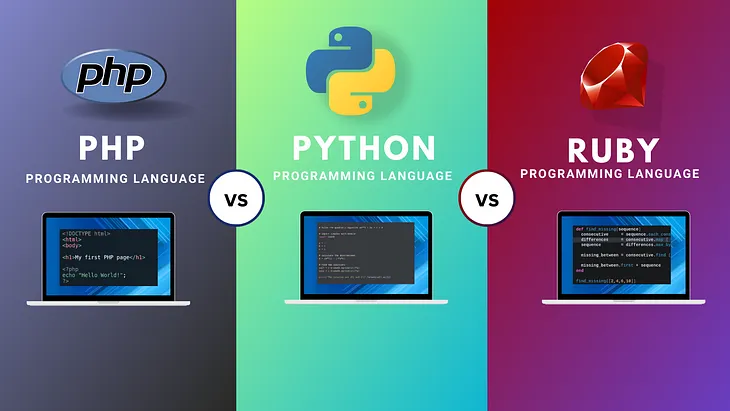 PHP vs. Python vs. Ruby: A Comprehensive Comparison