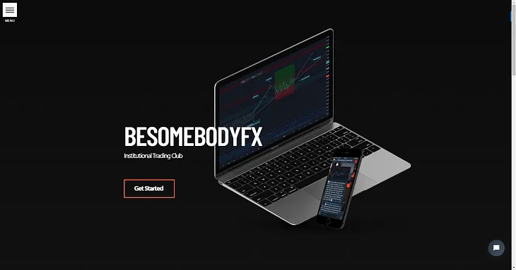 BeSomebodyFX telegram channel website