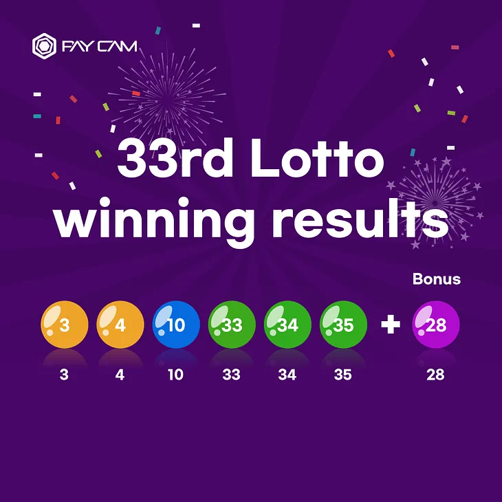 33rd Lotto Winning Results