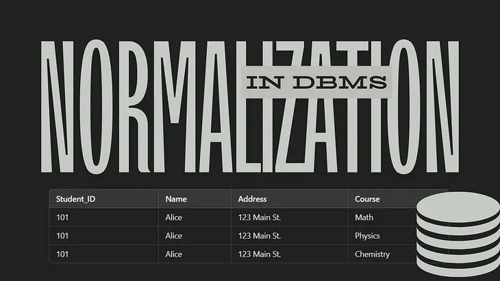 Dumbing Down Normalization in DBMS