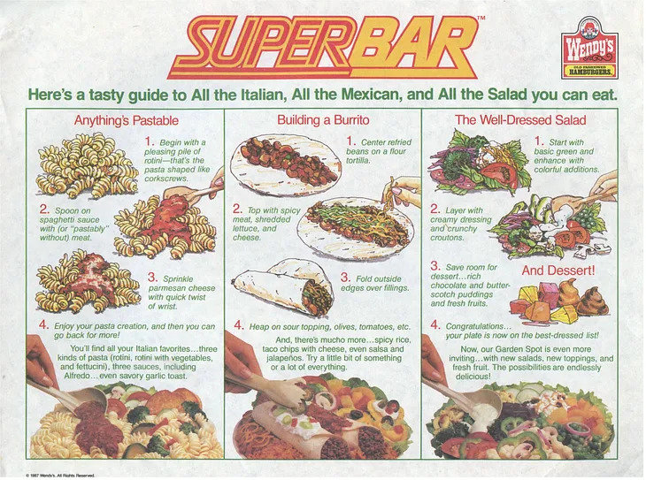 A Superstar at the Superbar: An Ode to the Wendy’s $2.99 Buffet!