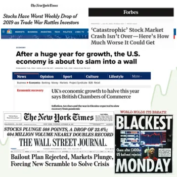 Stock market headlines are screaming chaos.