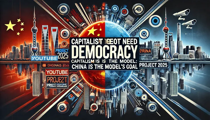 Capitalism does not need Democracy. China is the model & Project 2025’s Goal.