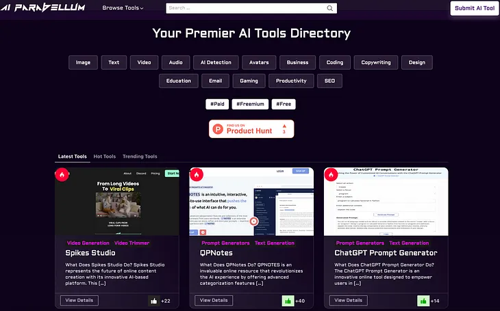 Top 10 AI Tool Directories