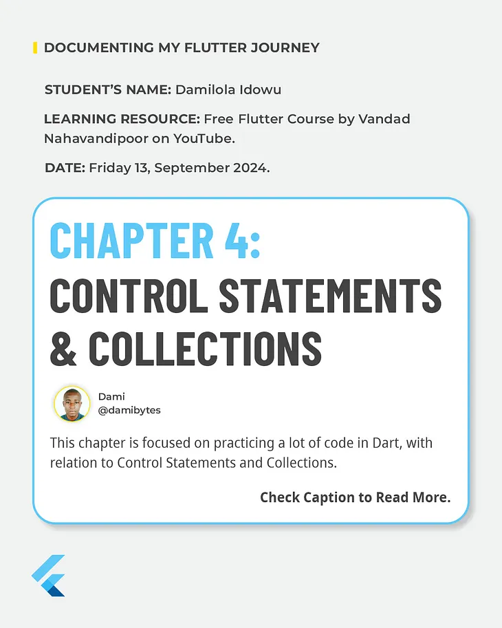 Chapter 4: Dart Control Statements and Collections