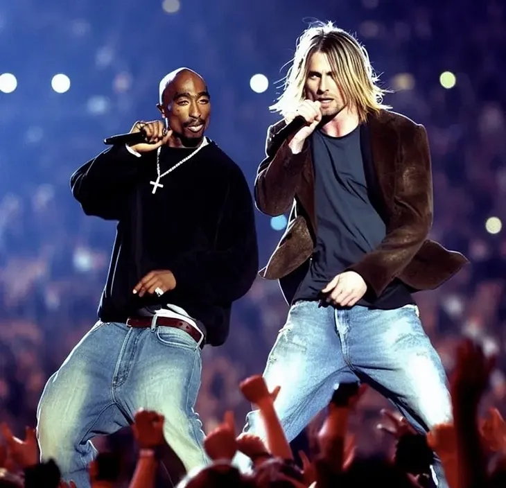 Reverberations of Legends: Makaveli and Cobain Unite