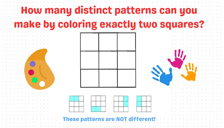 Can You Color Exactly Two Squares?