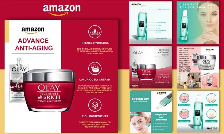 Amazon product infographic, Product listing, premium A+ content design