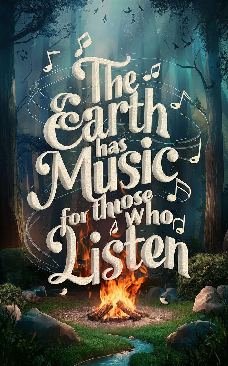 The earth has music for those who listen