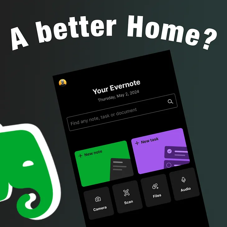 New Evernote Home for mobile. Did I like it?