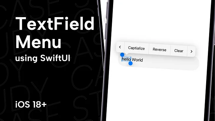 How to Create Custom Context Menus in SwiftUI TextField with UIViewRepresentable