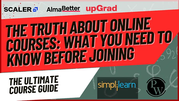 The Truth About Online Courses: What You Need to Know Before Joining