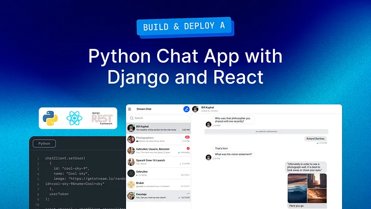 Python Chat Tutorial with Django and React