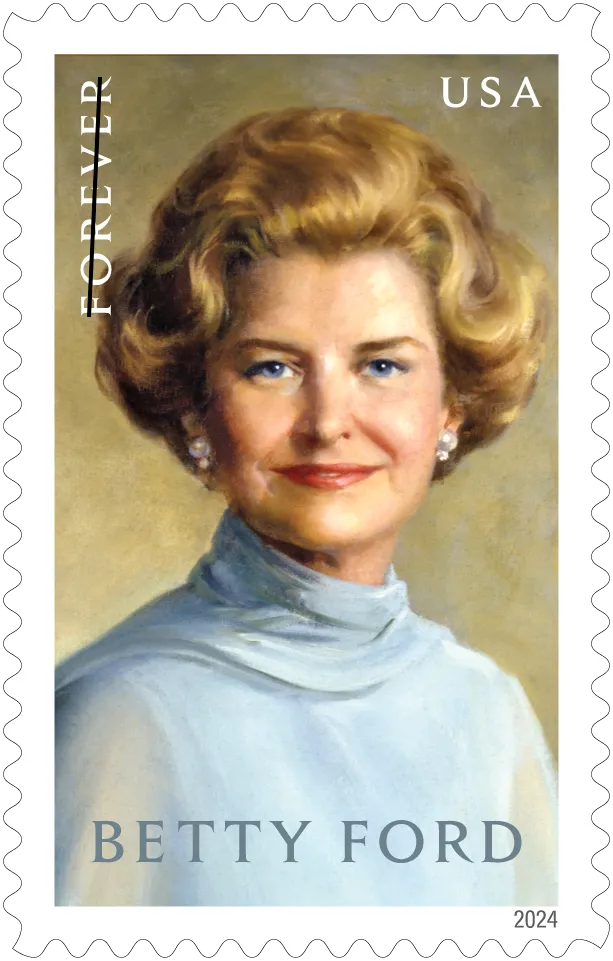 New Betty Ford stamp completes unofficial trilogy of prevention, treatment and recovery stamps