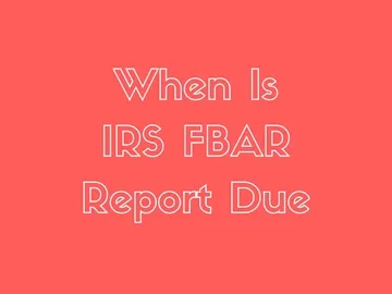 When is FBAR Due?