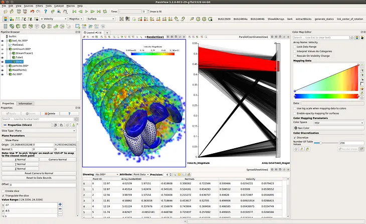 ParaView Data (pvd) file format and writing