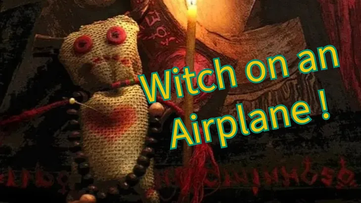 Witch on an Airplane