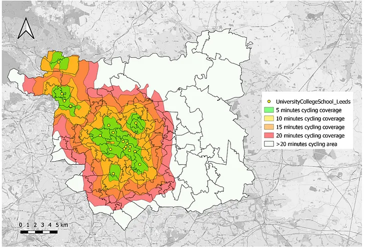 Visualising Bicycle Parking Accessibility for Students in Leeds