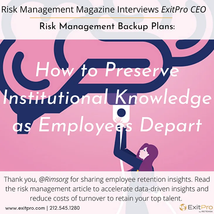 Risk Management Magazine Features Retensa in Risk Management Retention Article