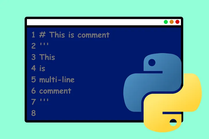 how to comment out multiple lines in python