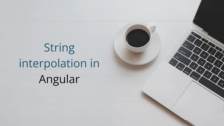 String interpolation in Angular