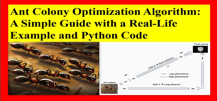 Ant Colony Optimization Algorithm: A Simple Guide with a Real-Life Example and Python Code