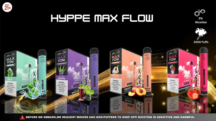 Hyppe Max Flow Flavors