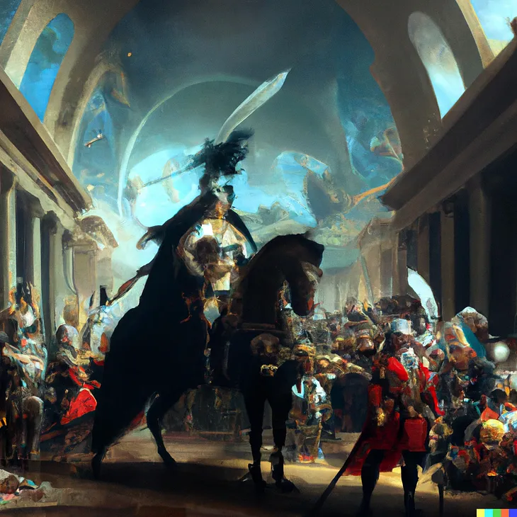 Napoleon’s Coronation: A Digital Art and Laser Exhibition by Jacques-Louis David