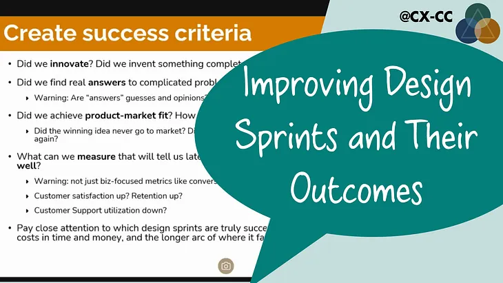 Improving Design Sprints and Their Outcomes