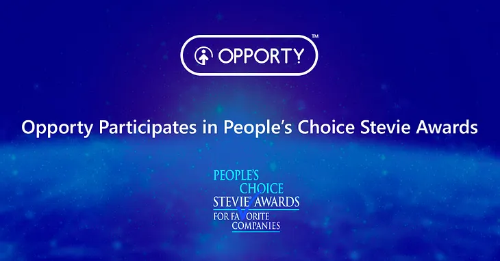 Opporty Participates in People’s Choice Stevie Awards for Favorite Business