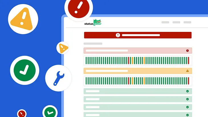 Best status page aggregator, StatusGator, how to aggregate status pages, how to monitor status pages